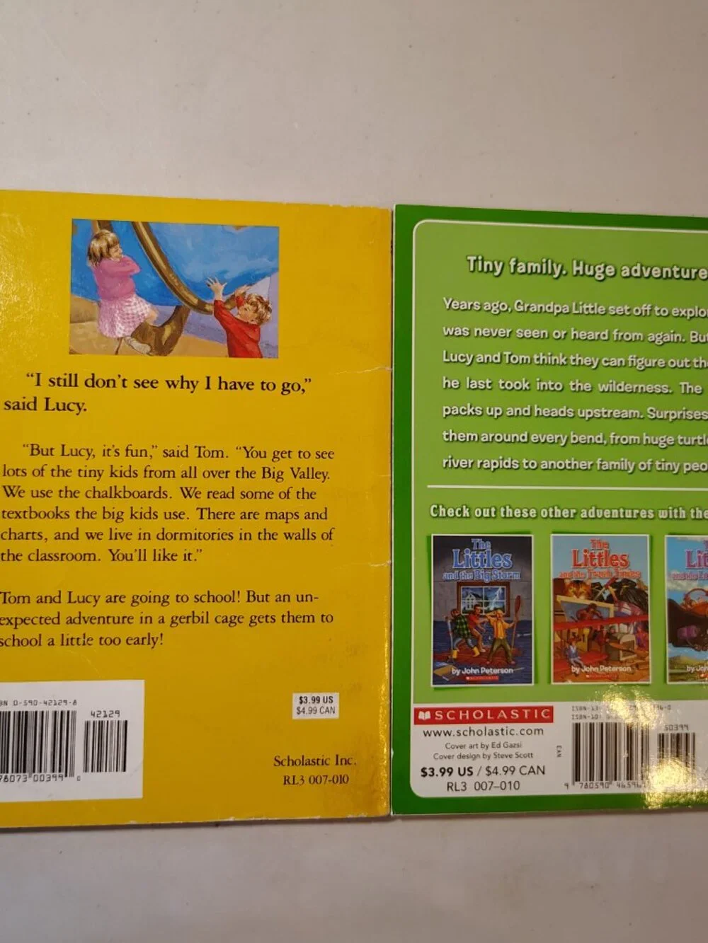 The Littles Book Series Lot Of 6 PB Chapter Books John Peterson RL3